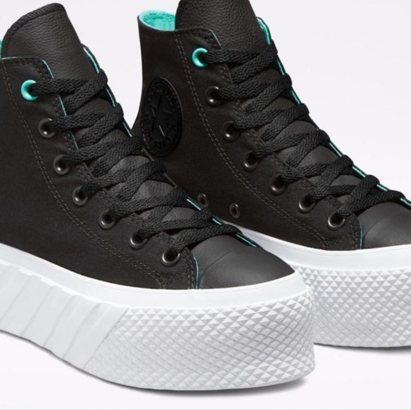 CONVERSE CTAS LIFT 2X HI PLATFORM WOMEN'S SZ 9/ 571675C - Picture 14 of 15